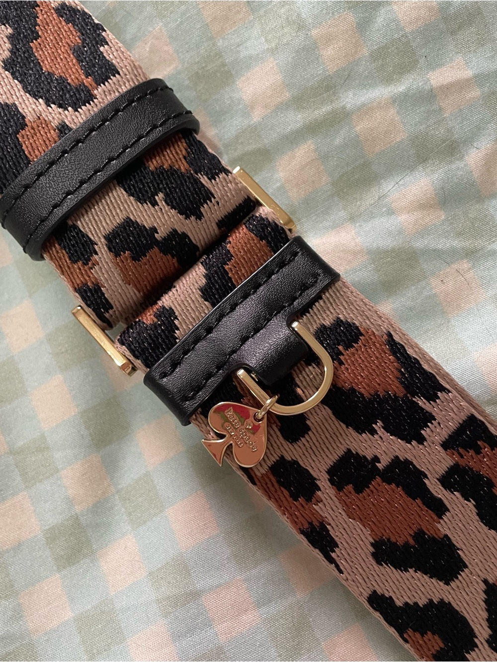 NWOT Kate Spade Leopard/Cheetah Bag Crossbody Strap - Picture 4 of 4